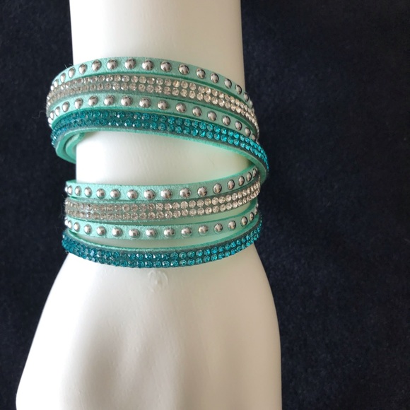 YIK Accessories - YIK BRACELET LEATHER SPARKLE YIK Accessories - YIK BRACELET LEATHER SPARKLE